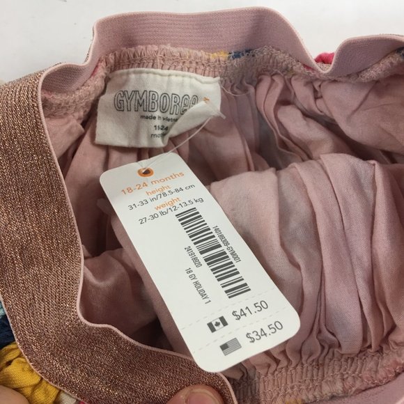 GYMBOREE BABY MULTICOLORED SKIRT 18-24 MONTHS - Picture 3 of 3